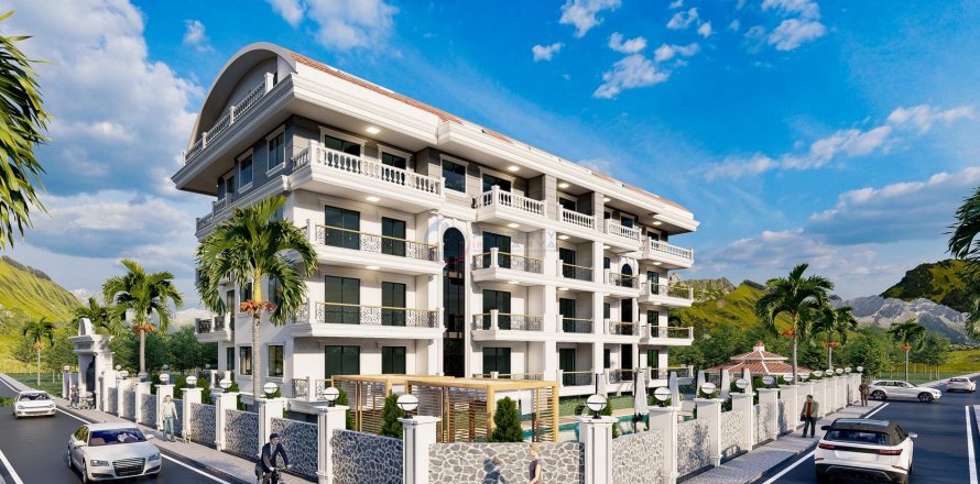 1+1 Lägenhet  i Alanya, Antalya, Turkiet Nr. 211541