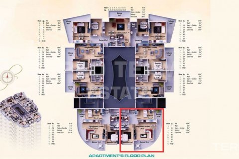 Продажа квартиры в Авсалларе, Анталье, Турция 3 комн., 101м2, №178025 – фото 20