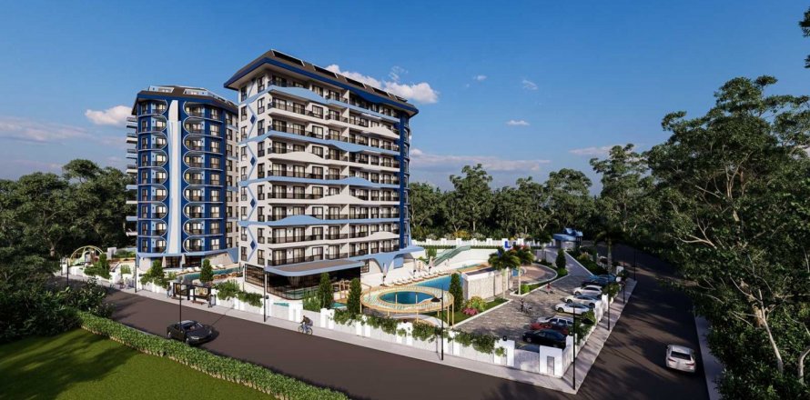 1+1 Lägenhet  i Avsallar, Antalya, Turkiet Nr. 180066