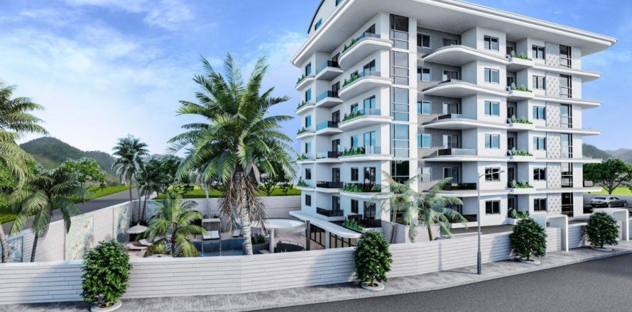 Takvåning i Alanya, Antalya, Turkiet Nr. 180192