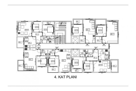 Takvåning i Alanya, Antalya, Turkiet Nr. 180192 - 15