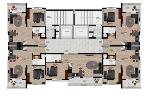 Продажа квартиры  в Мерсине, Турция 2 комн., 47м2, №180155 – фото 17