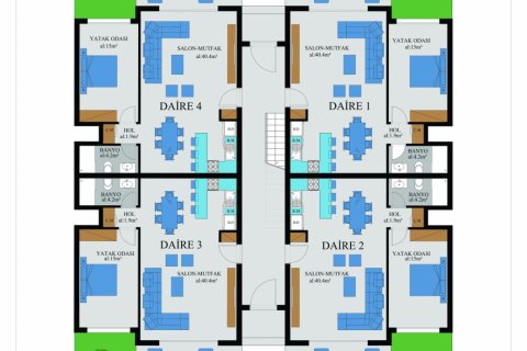 Продажа квартиры в Фамагусте, Северный Кипр 2 комн., 70.5м2, №210899 – фото 2