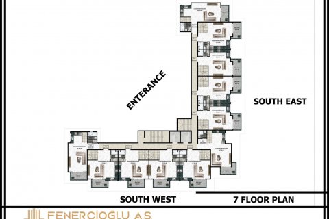 Apartment for sale in Gazipasa, Antalya, Turkey, 1 bedroom, 51m2, No. 180988 – photo 21