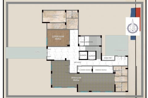 Apartment for sale in Demirtas, Alanya, Antalya, Turkey, 1000 bedrooms, 48m2, No. 180017 – photo 13