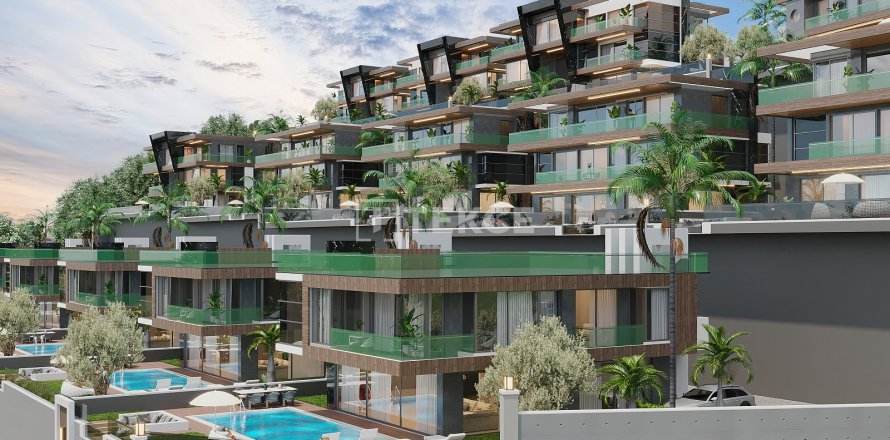 6+2 Villa in Alanya, Antalya, Türkei Nr. 177910