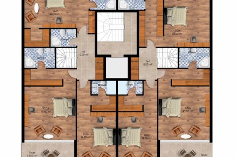 2+1 Leilighet i Antalya, Tyrkia Nr. 170224 - 2