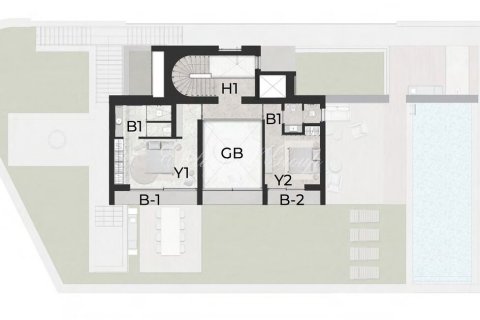 5+1 Villa  i Bodrum, Mugla, Turkiet Nr. 179315 - 29