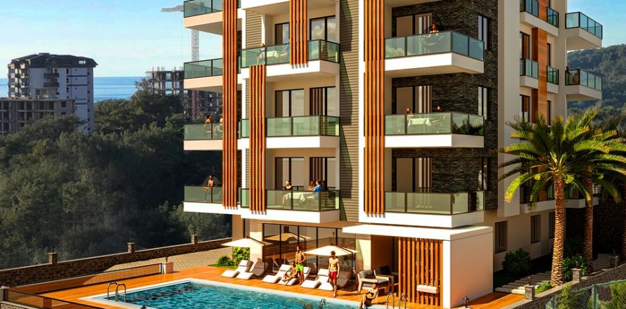 1+1 Apartment in Avsallar, Antalya, Turkey No. 180065