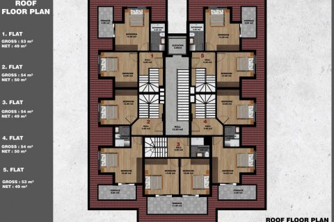 Apartment for sale in Avsallar, Antalya, Turkey, 1 bedroom, 60m2, No. 180065 – photo 27