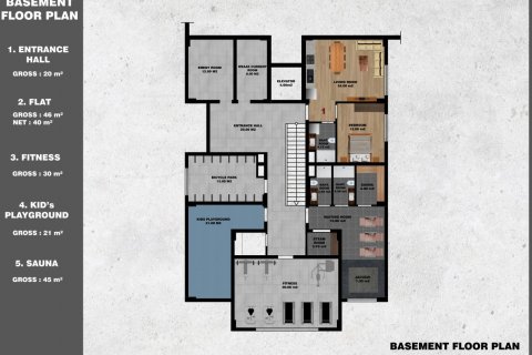 Apartment for sale in Avsallar, Antalya, Turkey, 1 bedroom, 60m2, No. 180065 – photo 24