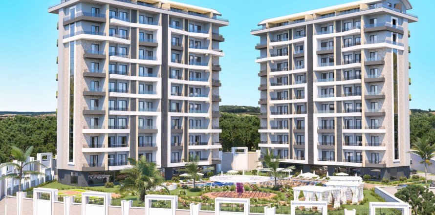1+1 Leilighet i Avsallar, Antalya, Tyrkia Nr. 180043