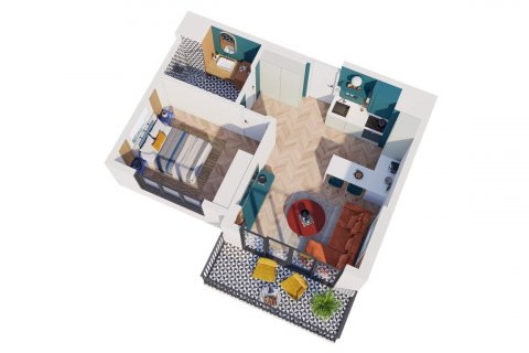 Wohnung  in Erdemli, Mersin, Türkei Nr. 180140 - 12