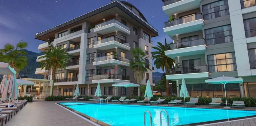 3+1 Leilighet i Alanya, Antalya, Tyrkia Nr. 211431
