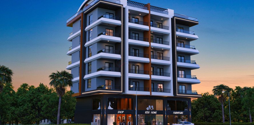 1+1 Lägenhet i Alanya, Antalya, Turkiet Nr. 211427