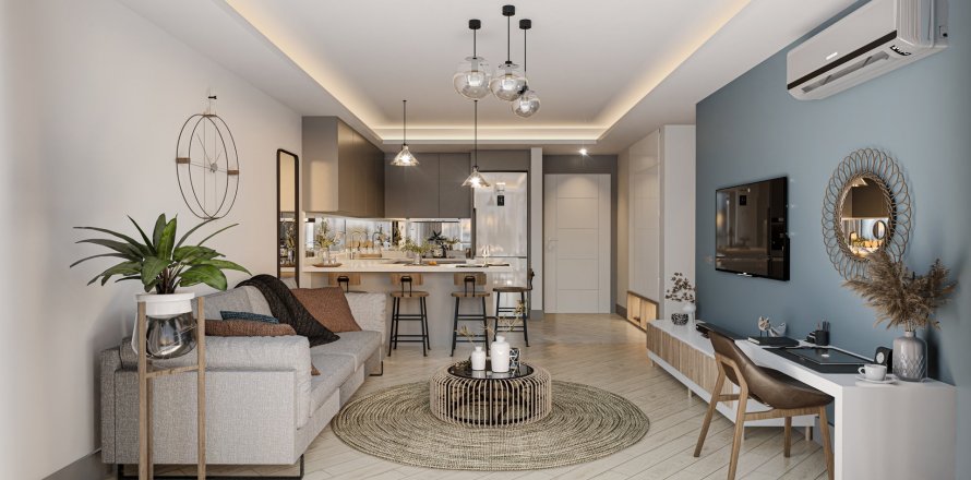 2+1 Leilighet i Demir Port Lara, Altintash, Antalya, Tyrkia Nr. 182664