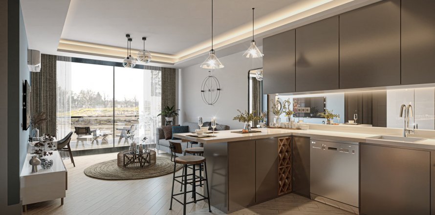 2+1 Leilighet i Demir Port Lara, Altintash, Antalya, Tyrkia Nr. 182666