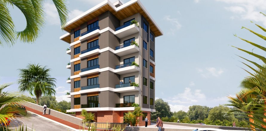 2+1 Leilighet  i Alanya, Antalya, Tyrkia Nr. 179450