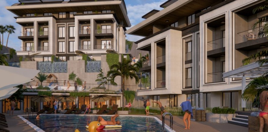 1+1 Leilighet i Alanya, Antalya, Tyrkia Nr. 179452