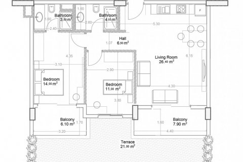 2+1 Leilighet i Yekta Green Life Gazipasa Residence, Gazipasa, Antalya, Tyrkia Nr. 160751