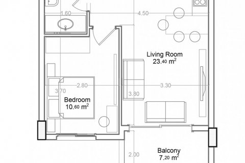 1+1 Apartment in Yekta Green Life Gazipasa Residence, Gazipasa, Antalya, Turkey No. 160731