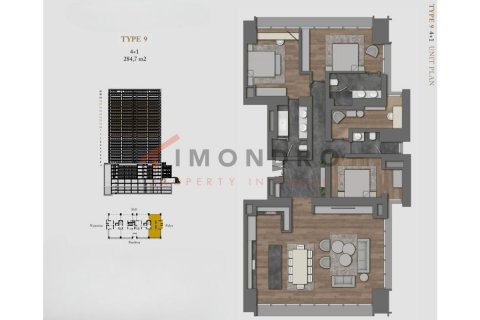 5+2 Lejlighed i Sisli, Istanbul, Tyrkiet Nr. 165179 - 8