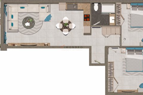 Продажа квартиры в Северном Кипре 2+1, 92м2, №169566 – фото 23
