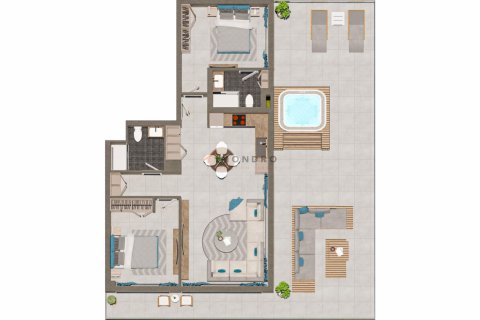 Продажа квартиры в Северном Кипре 2+1, 92м2, №169566 – фото 26
