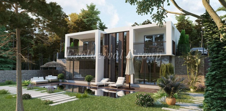 3+1 Villa  in Bodrum, Mugla, Türkei Nr. 178944