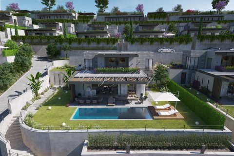 4+1 Villa  i Bodrum, Mugla, Tyrkia Nr. 179261 - 2
