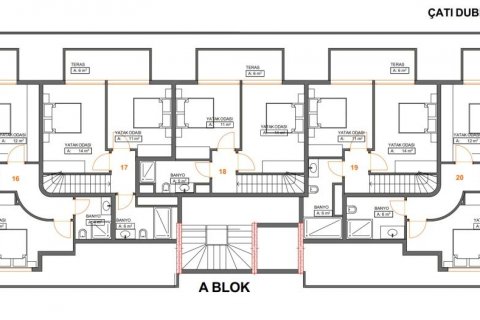 Продажа квартиры  в Аланье, Анталье, Турция 2 комн., 48м2, №186222 – фото 8