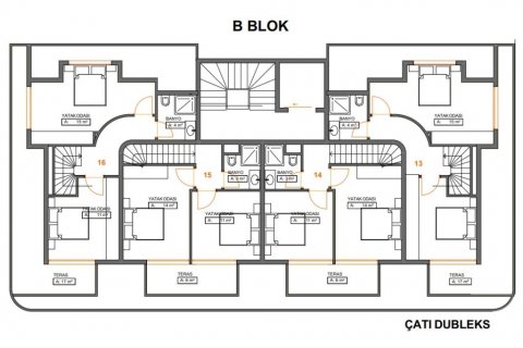 Продажа квартиры  в Аланье, Анталье, Турция 2 комн., 48м2, №186222 – фото 12