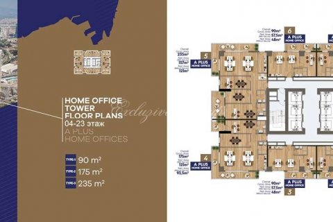 Продажа офиса  в Измире, Турция, 90м2, №179383 – фото 8