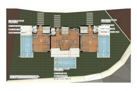 Villa  i Alanya, Antalya, Tyrkia Nr. 184199 - 19