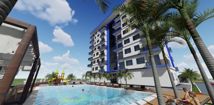 1+1 Lägenhet i Alanya, Antalya, Turkiet Nr. 179566