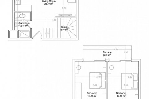 Пентхаус в Yekta Green Life Gazipasa Residence 2+1, Газипаша, Анталья, Турция №189159