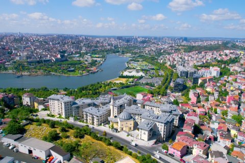 آپارتمان در  Istanbul ، ترکیه 1 خوابه ، 52 متر مربع.  شماره 162945