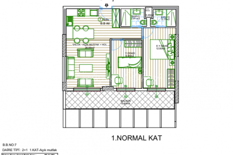 2+1 Wohnung  in Istanbul, Türkei Nr. 179153 - 10