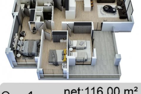Apartment for sale in Mersin, Turkey, 70m2, No. 186071 – photo 19