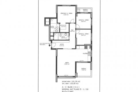 Wohnung in Mersin, Türkei Nr. 186125 - 23
