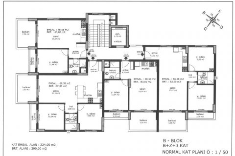 Wohnung in Mersin, Türkei Nr. 186125 - 27