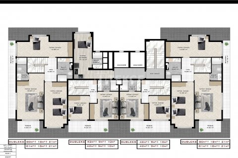 Dubleks daire 4+1 Alanya, Antalya, Türkiye №193292 - 11