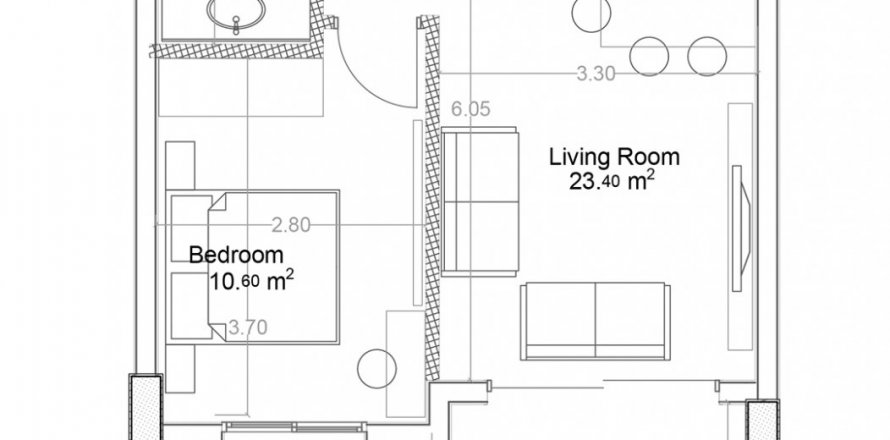 Квартира в Yekta Green Life Gazipasa Residence 1+1, Газипаша, Анталья, Турция №160767