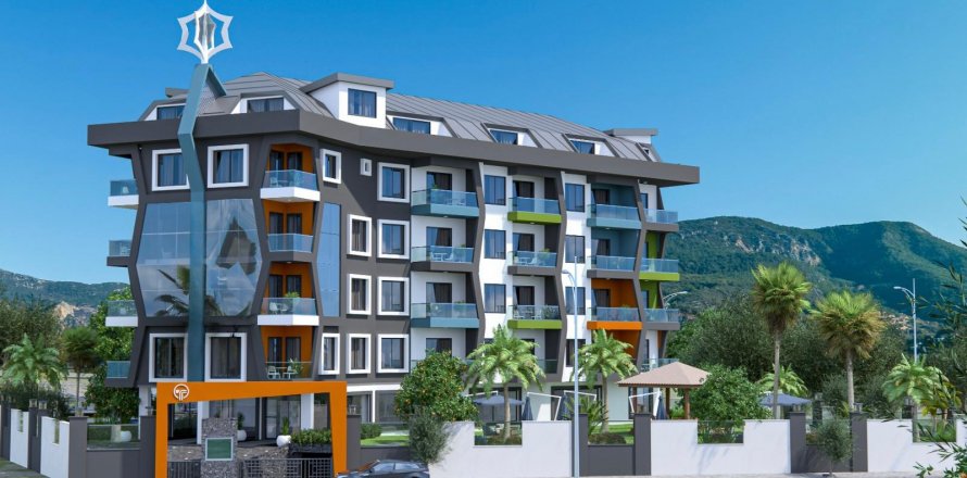 1+1 Lägenhet  i Alanya, Antalya, Turkiet Nr. 185814