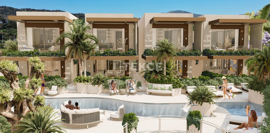 3+1 Leilighet  i Bodrum, Mugla, Tyrkia Nr. 206571