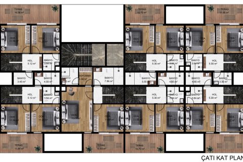 Daire 1+1 Konaklı, Antalya, Türkiye №179940 - 26
