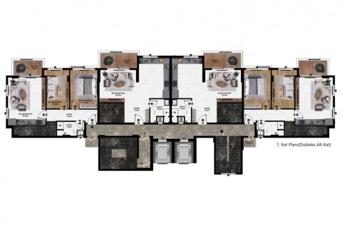 1+1 Leilighet i Konakli, Antalya, Tyrkia Nr. 179941 - 21