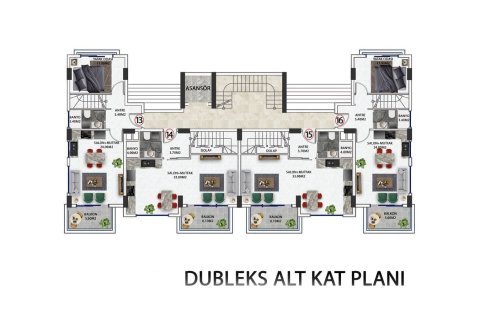 1+1 Lägenhet i Konakli, Antalya, Turkiet Nr. 179942 - 22