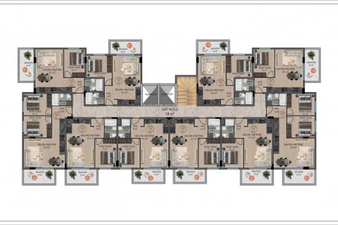 1+1 Lägenhet i Konakli, Antalya, Turkiet Nr. 179937 - 8