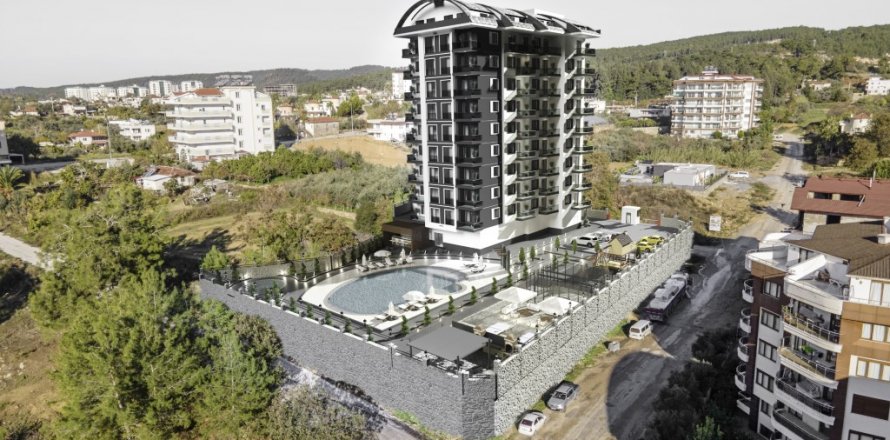 1+1 Lägenhet  i Alanya, Antalya, Turkiet Nr. 177457